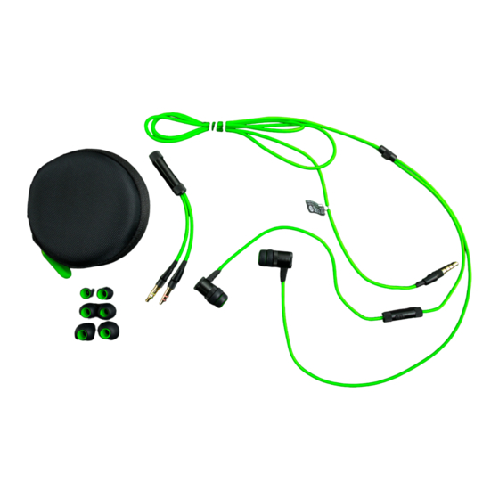 Razer Hammerhead Pro Manual De Instrucciones