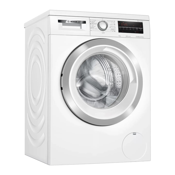 Bosch WUU24T72ES Manual De Usuario E Instrucciones De Montaje