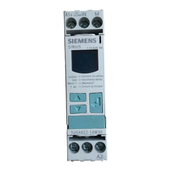 Siemens SIRIUS 3UG4 Manual De Producto