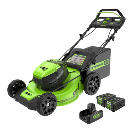 GreenWorks Pro MO802524 Manual Del Operador