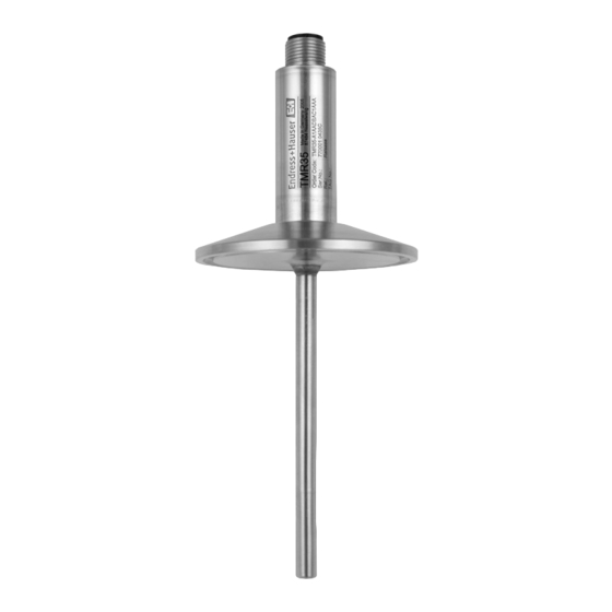 Endress+Hauser Easytemp TMR31 Manual De Instrucciones