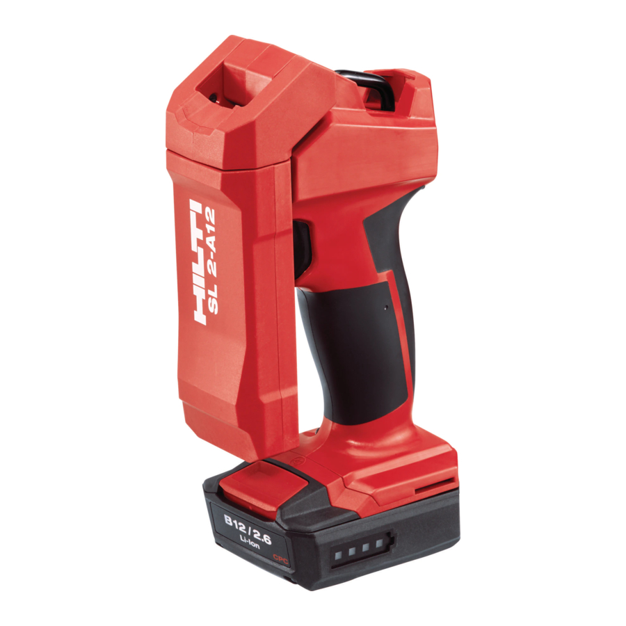 Hilti SL 2-A12 Manual De Instrucciones