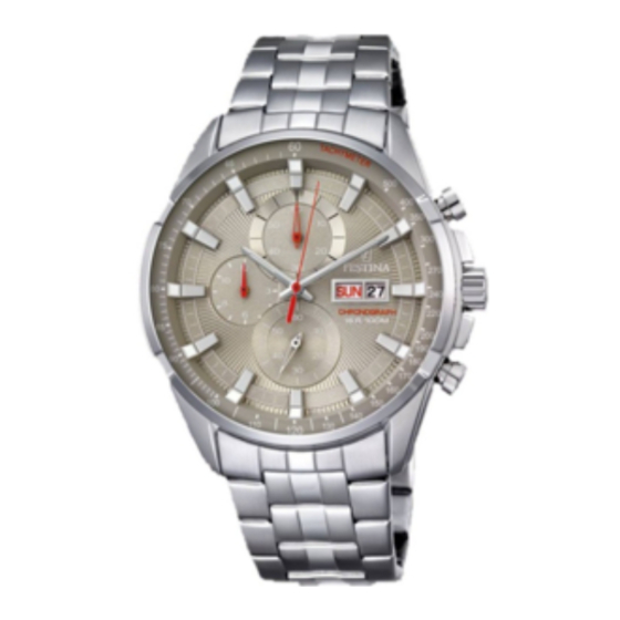 Festina IFM0S04 Manual De Instrucciones
