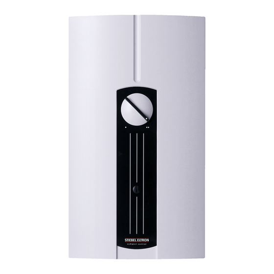 Stiebel Eltron DHF 13 C c compact contro Manual De Instrucciones