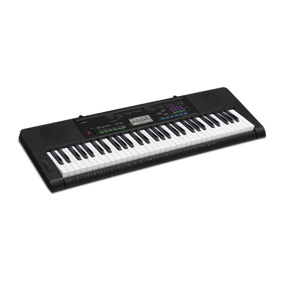 Casio CTK-3400SK Guía Del Usario