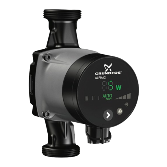Grundfos ALPHA2 Manual De Instrucciones