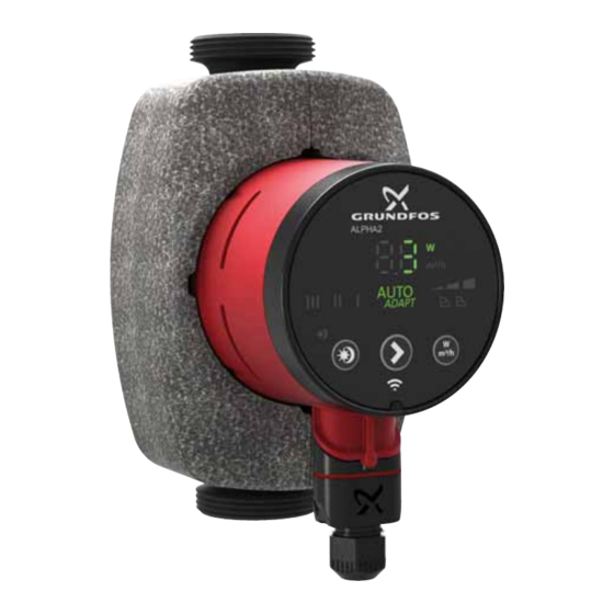 Grundfos ALPHA2 Guia De Inicio Rapido