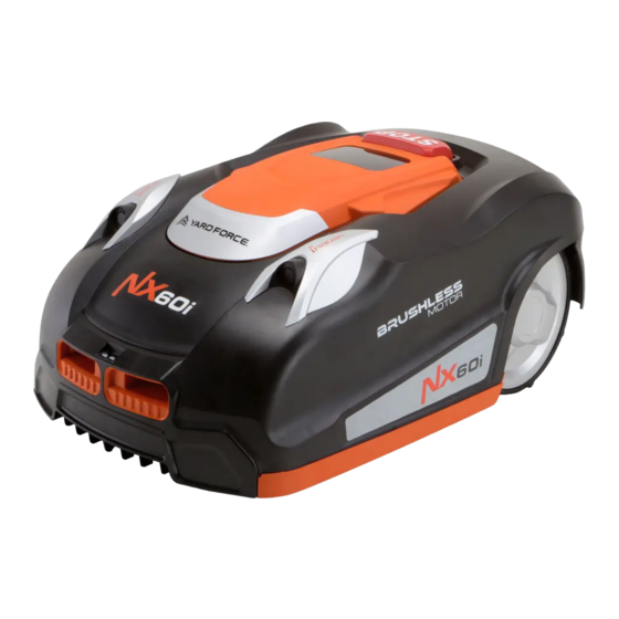 Yard force NX 60i Manual De Instrucciones