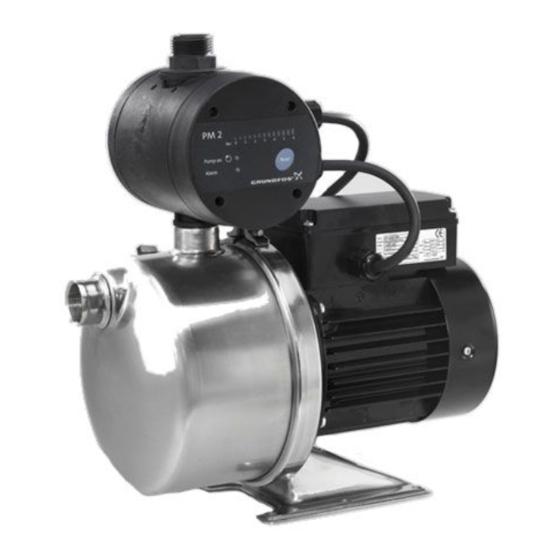 Grundfos JP Booster PM 2 Instrucciones De Seguridad E Información Importante