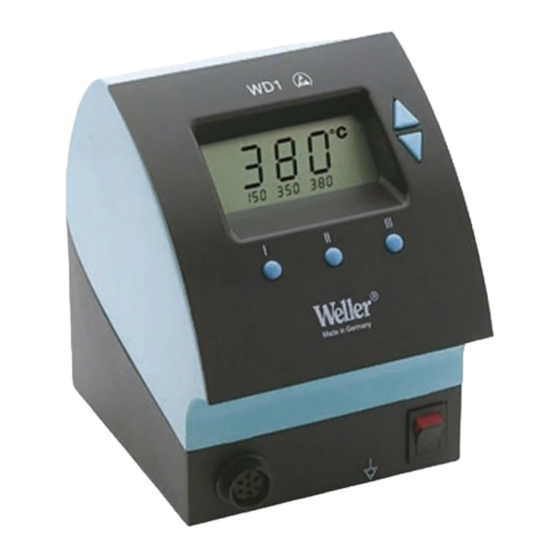 Weller WD 1000T Manual De Instrucciones