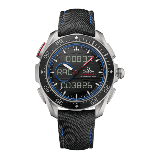 Omega Speedmaster X-33 REGATTA Instrucciones De Operación