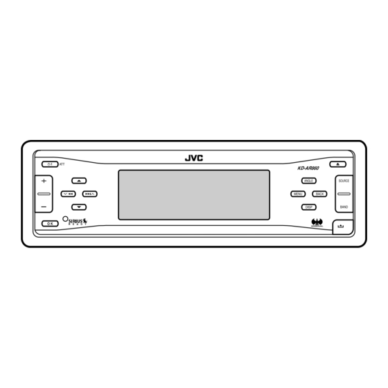 JVC KD-AR860 Manual De Instrucciones