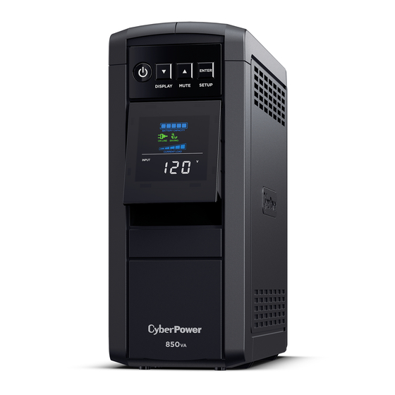 CyberPower CP850PFCLCD Manual De Usuario