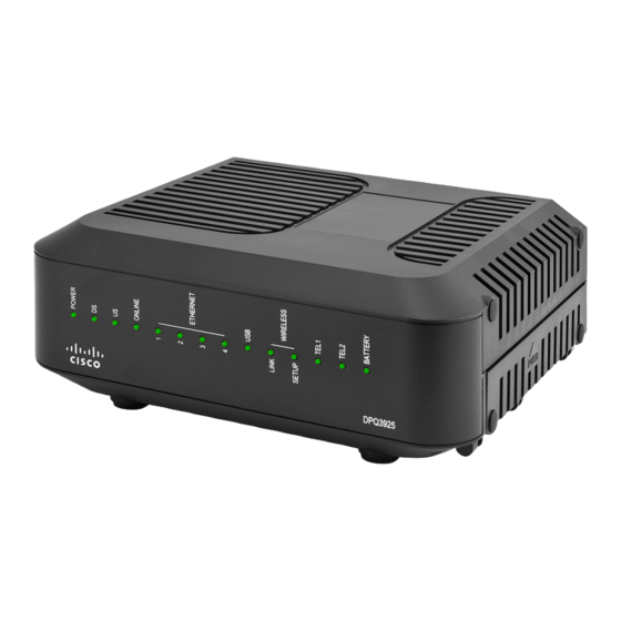 Cisco DPQ3925 Guía De Usuario