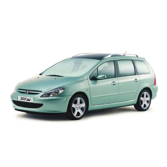 PEUGEOT 307 SW 2002 Manuales