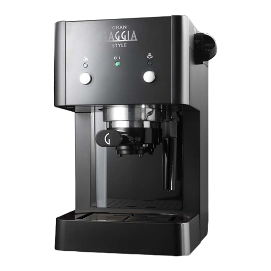 Gaggia GranGaggia DELUXE SIN040 GMUL Instrucciones De Uso