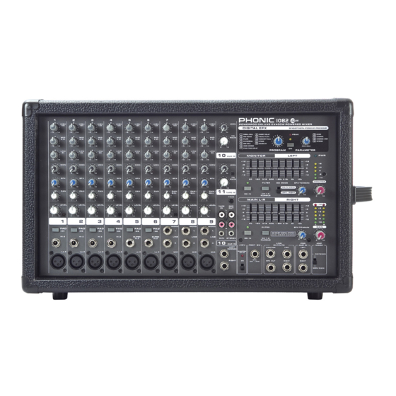 Phonic POWERPOD 620 PLUS Manual Del Usuario
