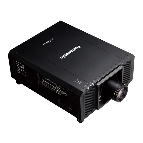 Panasonic PT-RZ21K Manuales