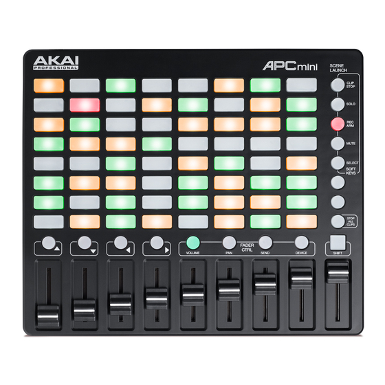 Akai Professional APC mini Guía De Usuario