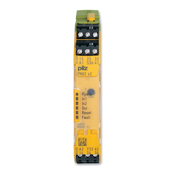 Pilz PNOZ s2 Manual De Instrucciones