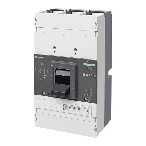 Siemens 3VL7710 6 Serie Instructivo