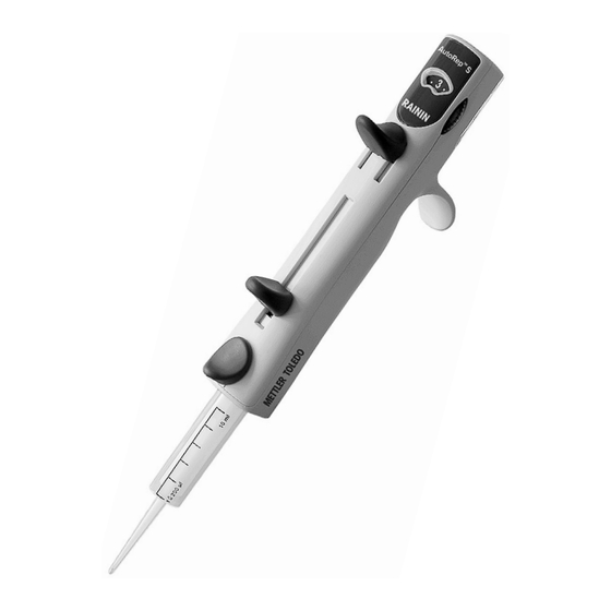 Mettler Toledo Rainin AutoRep S Manual Del Usuario