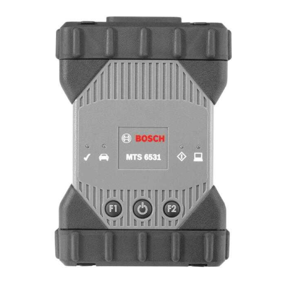 Bosch MTS 6531 Guia De Inicio Rapido