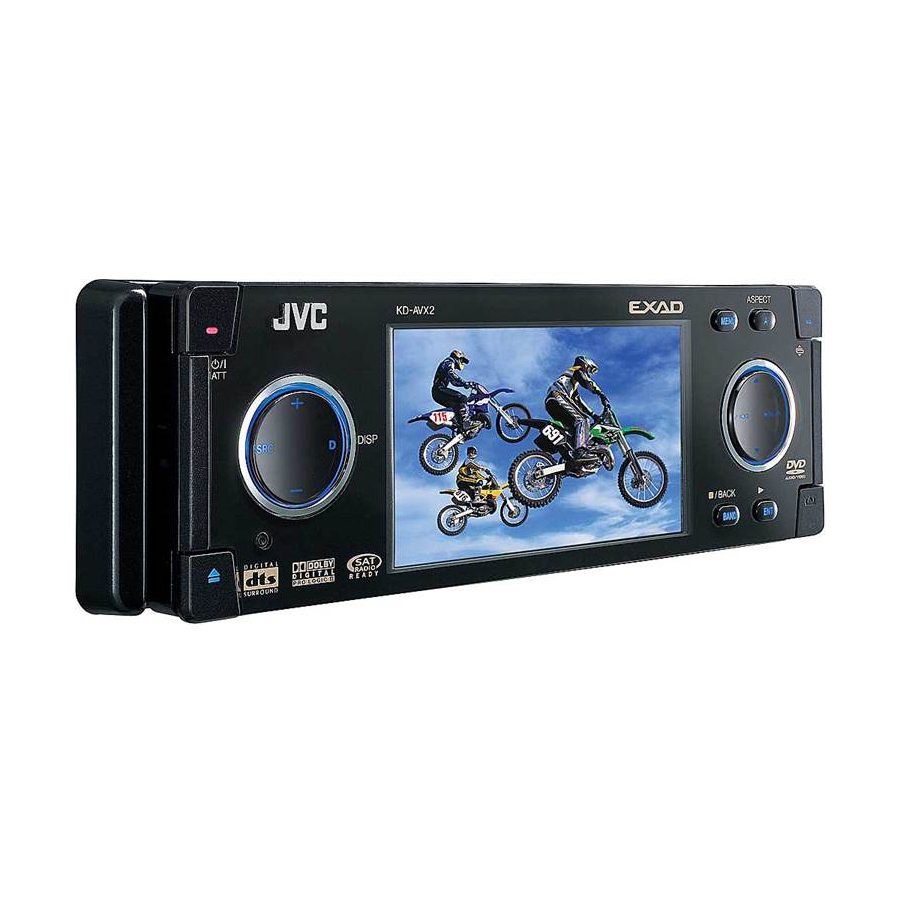 JVC KD-AVX2 Manual De Instrucciones