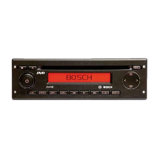 Bosch DVP 08 Instrucciones De Manejo