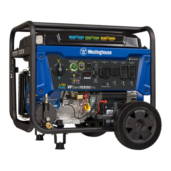 Westinghouse WGen10500TFc Manual Del Usuario