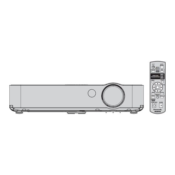 Panasonic PT-LB51NTU Instrucciones De Funcionamiento