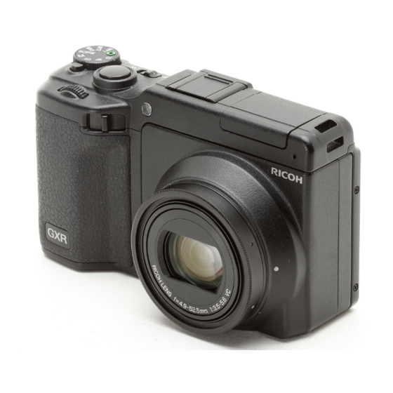 Ricoh GXR Manuales