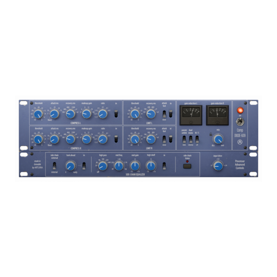 Arturia COMP DIODE-609 Manual Del Usuario