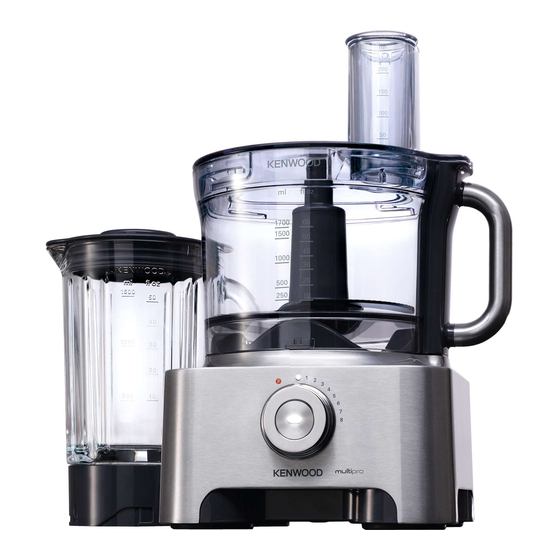Kenwood FPM800 Serie Instrucciones