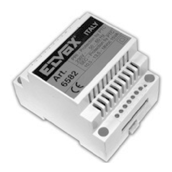 Vimar ELVOX 6582 Instrucciones Instalador