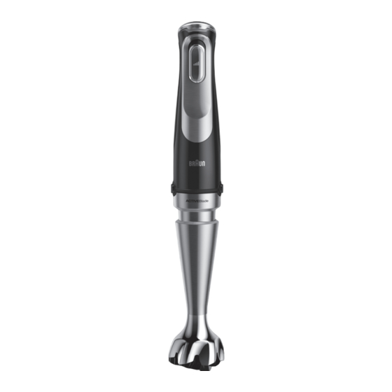 Braun MultiQuick 9 Manual De Instrucciones
