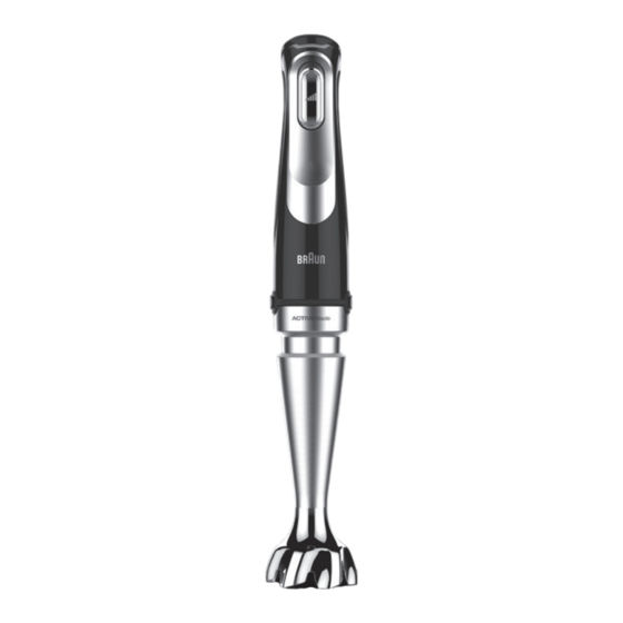 Braun MultiQuick 9 Manual Del Usuario