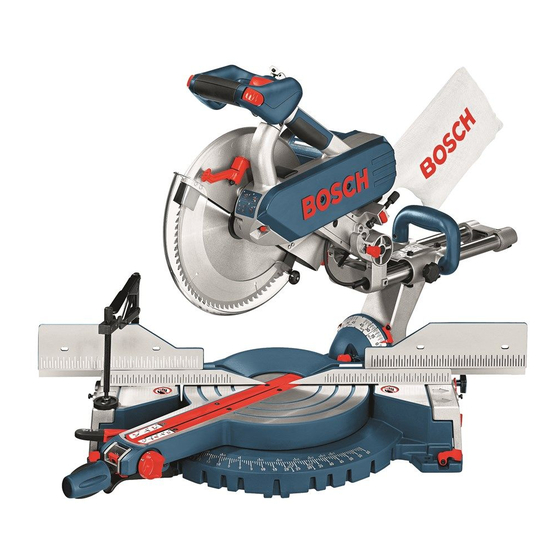 Bosch Professional GCM 12 SD Manual Original