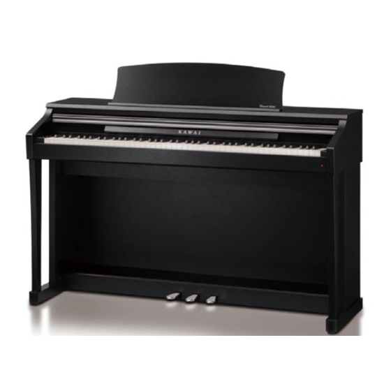 Kawai Concert Artist CA13 Manual De Usuario