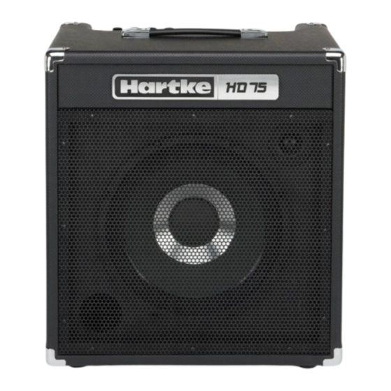 Hartke HD Serie Manual Del Proprietário
