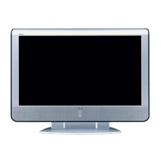 Sony Wega KLV-L32M1 Manual De Instrucciones