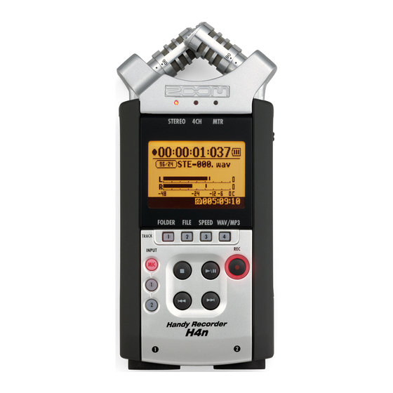 Zoom H4next Manual De Instrucciones