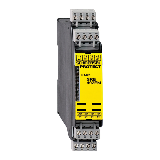 schmersal SRB402EM Manual De Instrucciones