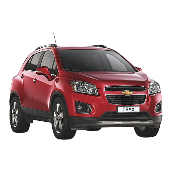 Chevrolet TRAX 2013 Manuales