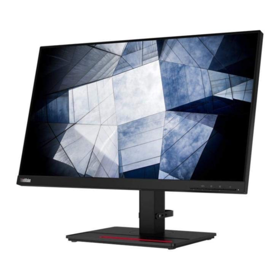 Lenovo ThinkVision P24h-2L Guia Del Usuario
