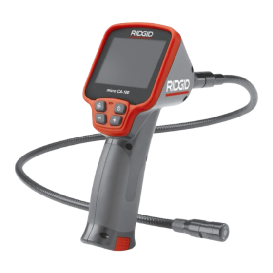 RIDGID micro CA-100 Manual Del Usuario