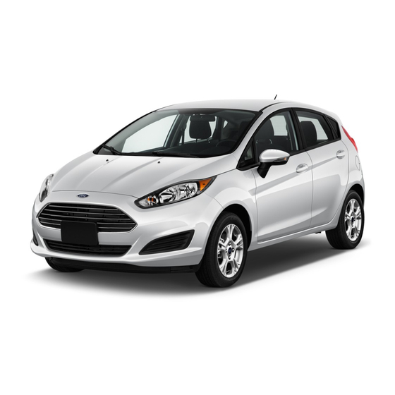 Ford FIESTA 2017 Manual Del Propietário