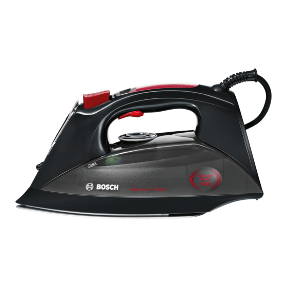 Bosch SensorSteam TDS12 Serie Instrucciones De Uso