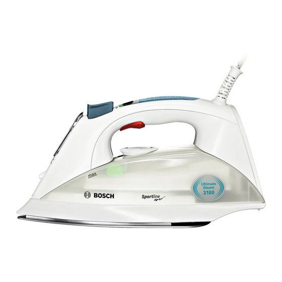 Bosch SensorSteam TDS12 Serie Instrucciones De Uso