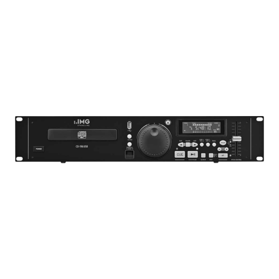 IMG STAGELINE CD-196USB Manual De Instrucciones